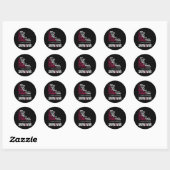 1 Jaar Overlevende Borstkanker Awareness Gift 2018 Ronde Sticker (Vel)