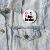 1 jaar Overlevende borstkanker Ronde Button 5,7 Cm (In situ)