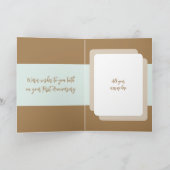 1 jaar papierdag initiaal groen bruin kaart (Binnen)