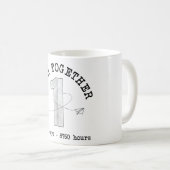 1 Jaar Samen - Eerste Verjaardagsviering Koffiemok (Voorkant rechts)