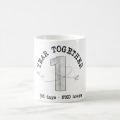 1 Jaar Samen - Eerste Verjaardagsviering Koffiemok (Center)