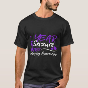 1 jaar Seizoenvrije Epilepsie Bewustmakingsmaand P T-shirt