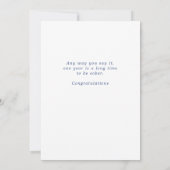 1 jaar Sober Kaart (Achterkant)