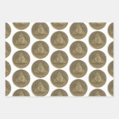 1 jaar Sober Recovery Jubileum Coin Inpakpapier Vel (Voorkant 3)