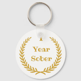 1 jaar Sober Sleutelhanger for Addication Recovery