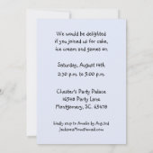 1 jaar Uitnodigingsbrief van de Dag van de Oude Da Kaart (Achterkant)