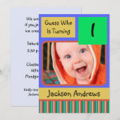 1 jaar Uitnodigingsbrief van de Dag van de Oude Da Kaart (Voorkant / Achterkant)