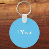 1 jaar verslavingszekerheid sleutelhanger (Achterkant)