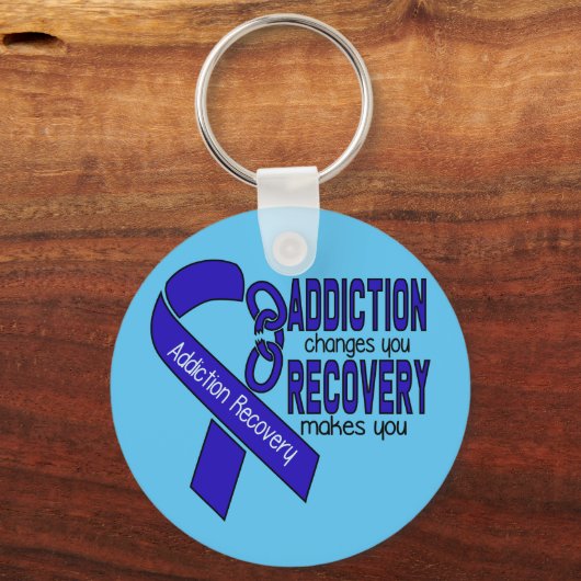 1 jaar verslavingszekerheid sleutelhanger (Voorkant)