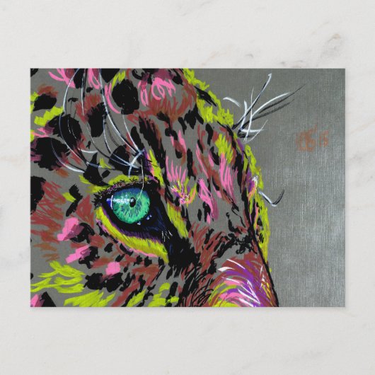 1 jaguar briefkaart (Voorkant)