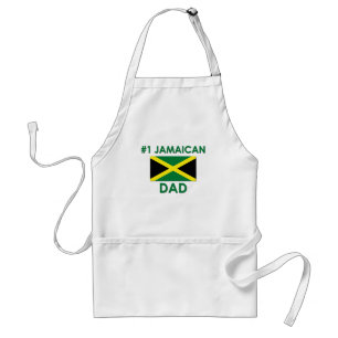 #1 Jamaicaanse vader Standaard Schort