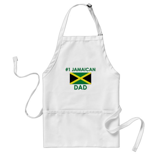#1 Jamaicaanse vader Standaard Schort (Voorkant)