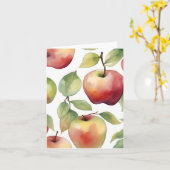 1 januari Apple Giving Day E-vouwgroetkaart Kaart (Gele Bloem)