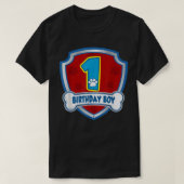 1-jarige jongen 1 jaar oude patrouillehonden met l t-shirt (Design voorkant)