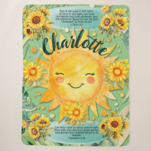 1 Johannes 1:7, Christelijke Vrouwen Zonneschijn D Sherpa Deken