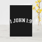 1 Johannes 1_9 Kaart (Gele Bloem)