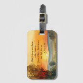 1 Johannes 3:16 Jezus legde zijn leven voor ons Bi Bagagelabel (Voorkant (verticaal))