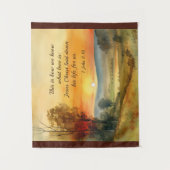 1 Johannes 3:16 Jezus legde zijn leven voor ons Bi Wandkleed (Voorkant)