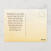 1 Johannes 3:16 Jezus legde zijn leven voor ons Briefkaart (Achterkant)