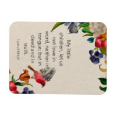 1 Johannes 3:18 KJV Flexibele Fotomagneet Magneet (Horizontaal)