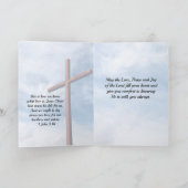 1 Johannes 3:1 Jezus Christus heeft zijn leven voo Kaart (Binnen)
