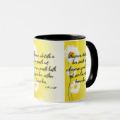 1 Johannes 3:6 KJV Bijbel Verse Pic Two-Tone Mok (Voorkant rechts)