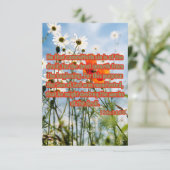 1 Johannes 3:8 KJV Bijbel Schrift Pic Groet Kaart (Staand voorkant)