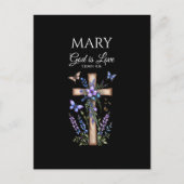 1 Johannes 4:16 God Is Liefde – Persoonlijke Chris Briefkaart (Voorkant)