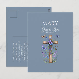 1 Johannes 4:16 God is Liefde – Persoonlijke Chris Briefkaart