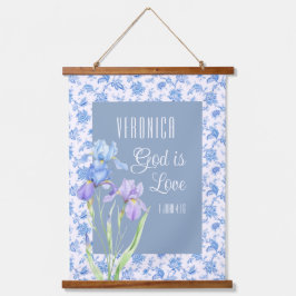 1 Johannes 4:16 God is Liefde – Persoonlijke Chris Hangend Wandkleed
