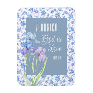 1 Johannes 4:16 God Is Liefde – Persoonlijke Chris Magneet