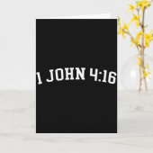 1 Johannes 4_16 Kaart (Gele Bloem)