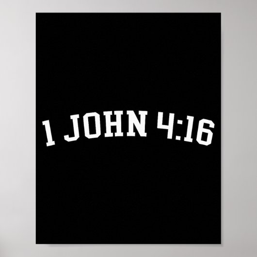 1 Johannes 4_16 Poster (Voorkant)