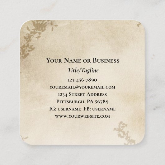 1 Johannes 4 4 De Heer is Groot-Inspirerend Quote Vierkante Visitekaartje (Achterkant)