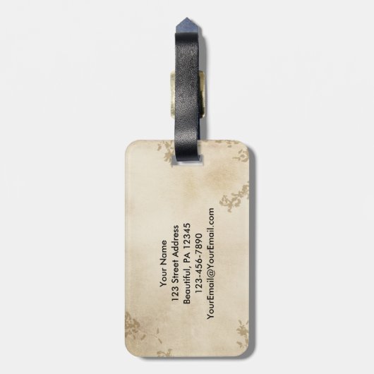 1 Johannes 4 4 De Heer is Groter dan reuzenbijbel Bagagelabel (Achterkant verticaal)