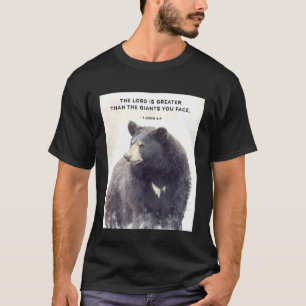 1 Johannes 4 Christelijke Spreuk - De Heer is Grot T-shirt