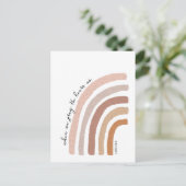 1 Johannes 5:15 - Boho Regenboog Briefkaart (Staand voorkant)