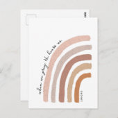 1 Johannes 5:15 - Boho Regenboog Briefkaart (Voorkant / Achterkant)