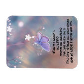 1 Johannes 5:4 NKJV Bijbel Verse Magneet (Horizontaal)