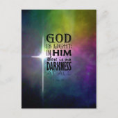 1 John 1:5 Briefkaart (Voorkant)