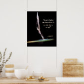 1 John 1:5 Poster (Keuken)