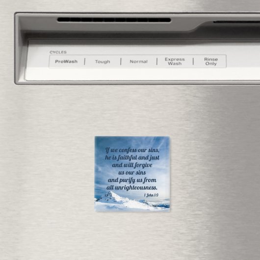 1 John 1:9 Magneet (Insitu (Vaatwasser))