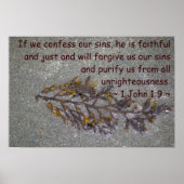 1 John 1:9 Poster (Voorkant)