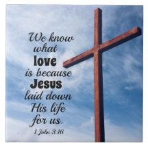 1 John 3:1 Jezus Christus legde zijn leven voor on