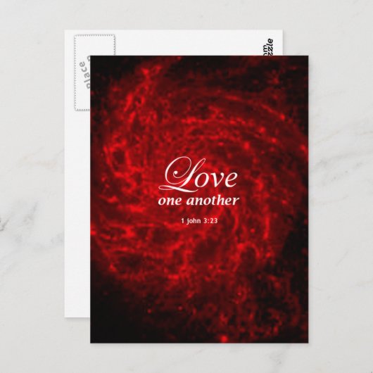 1 John 3:23 Briefkaart (Voorkant / Achterkant)