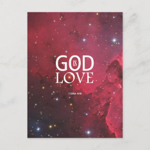 1 John 4:16 Briefkaart