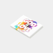 1 John 4:16 God is liefde en eenieder die in liefd Post-it® Notes (Schuin)