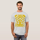 1 John 4:16 "God is Love" Cyber Yellow - Christian T-shirt (Voorkant volledig)