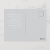 1 John 4:16 God Is Love – Personalized Christian Briefkaart (Achterkant)