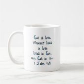 1 John 4:16 Koffiemok (Links)